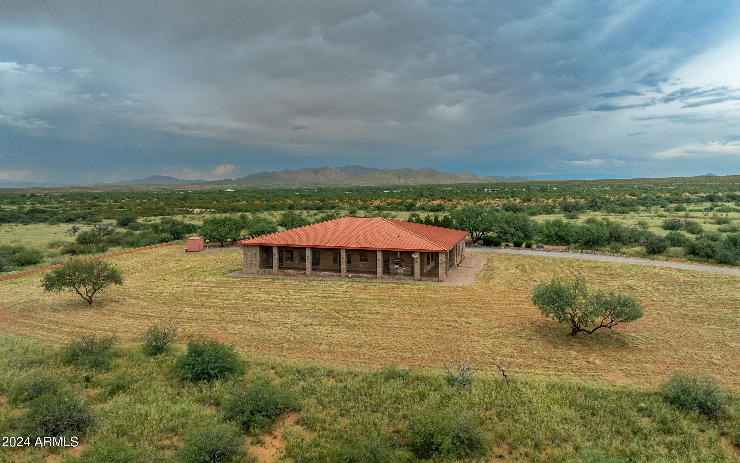 1044 North Dragoon Ranch Road St. David, AZ 85630 - Photo 50 of 57 a view of a lake with a garden