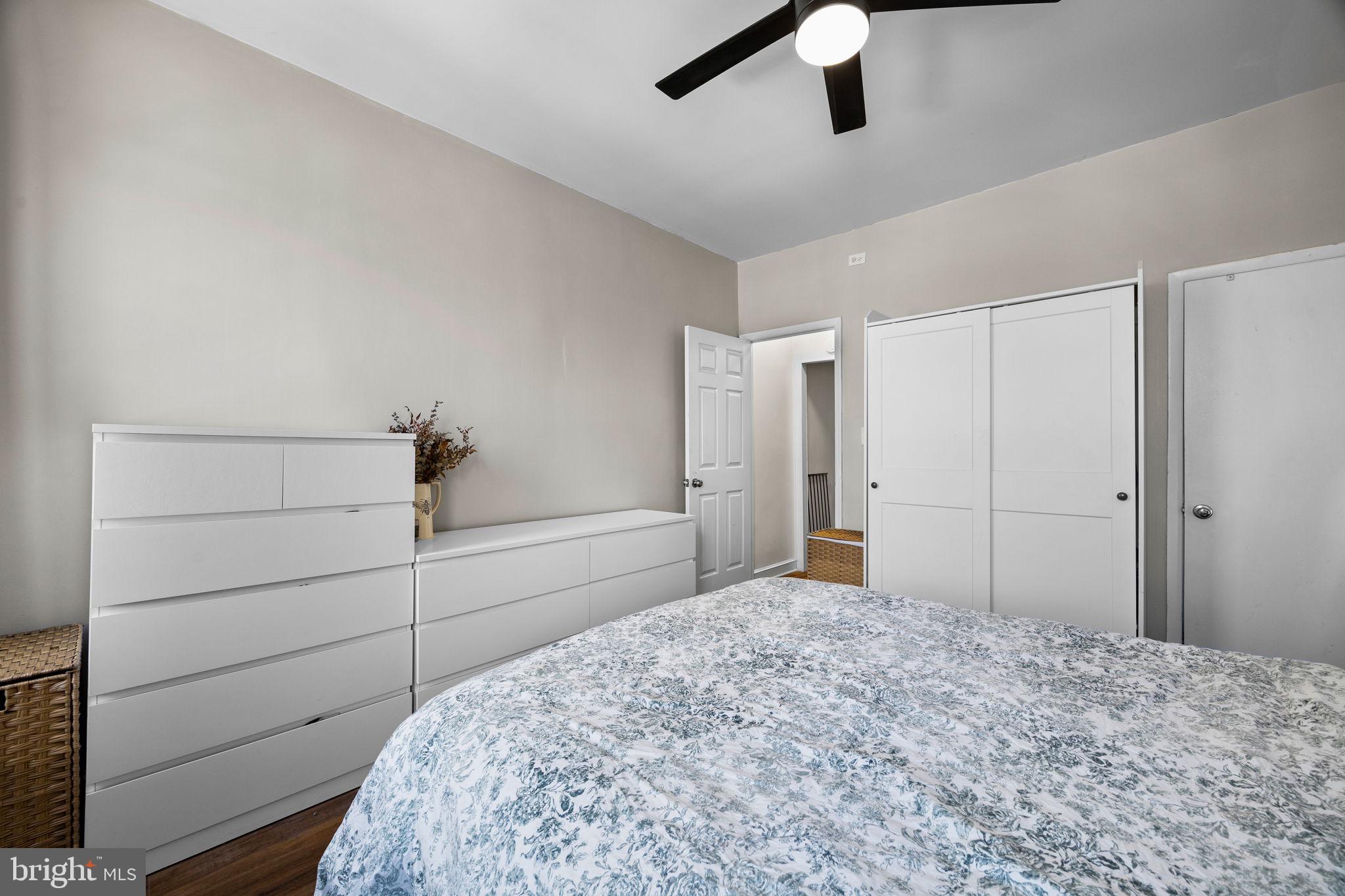 3743 Sharp Street Philadelphia, PA 19127 - Photo 16 of 25 a bedroom with a bed and cabinets