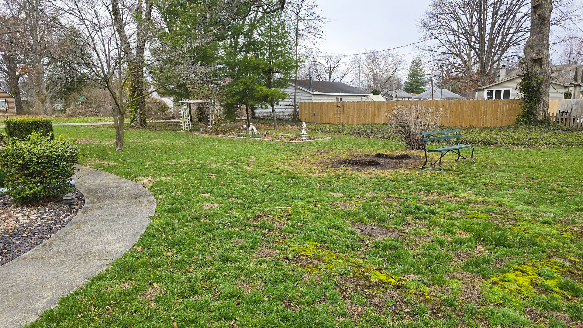 630 Short Street Centralia, IL 62801 - Photo 5 of 47 a view of backyard with green space