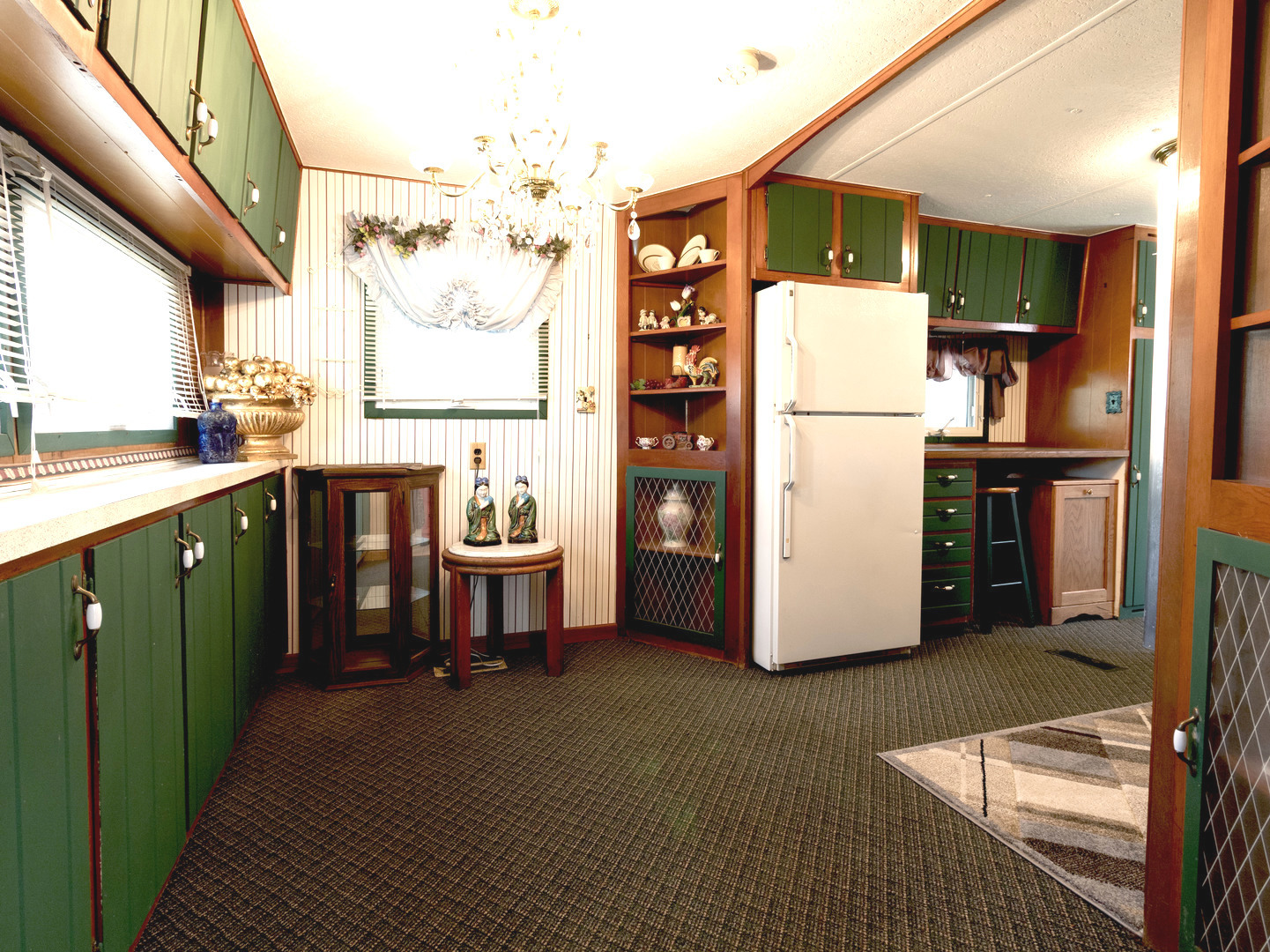 6240 Gun Club Road Morris, IL 60450 - Photo 7 of 19 a kitchen view with a refrigerator a washer and dryer