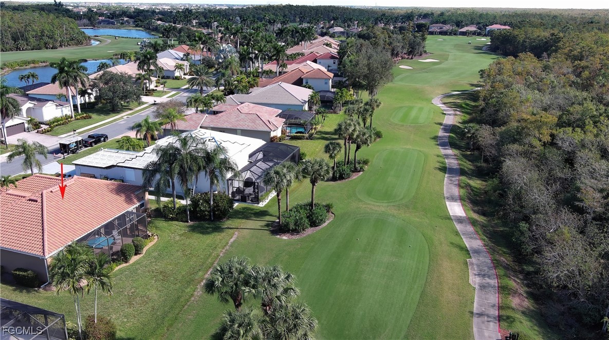 11131 Wine Palm Road Fort Myers, FL 33966 - Photo 44 of 48 an aerial view of lake houses and trees