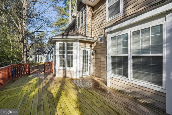 a view of a house with a large window