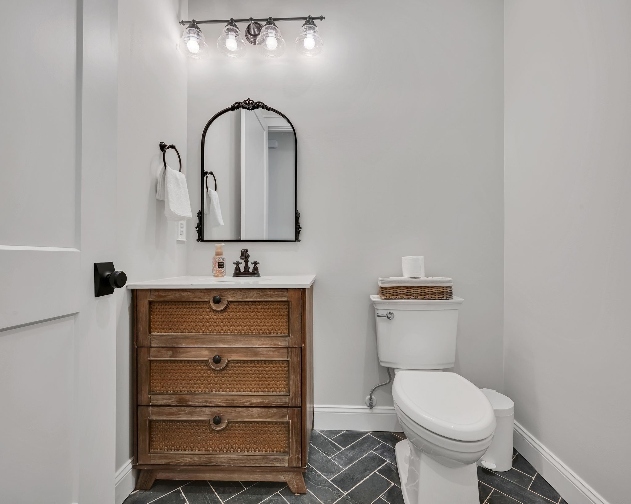673 Billy Wynn Road Dickson, TN 37055 - Photo 39 of 56 a bathroom with a toilet sink and mirror