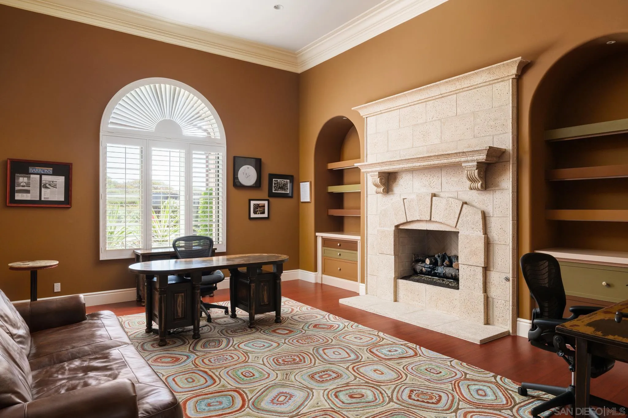 6248 Strada Fragante Rancho Santa Fe, CA 92091 - Photo 13 of 38 a view of a livingroom with furniture and a fireplace