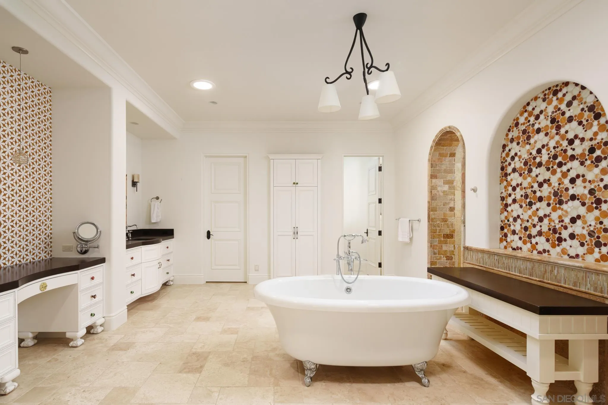 6248 Strada Fragante Rancho Santa Fe, CA 92091 - Photo 20 of 38 a spacious bathroom with a tub sink and mirror