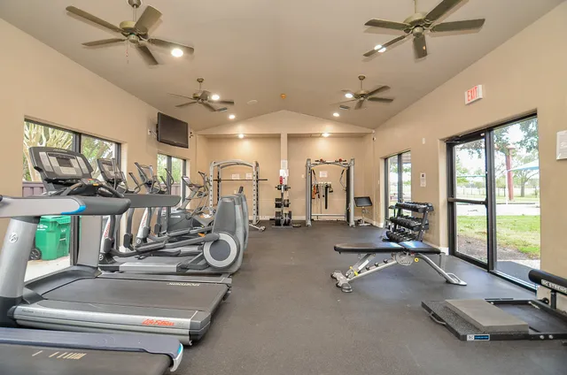 a view of a swimming pool and outdoor space