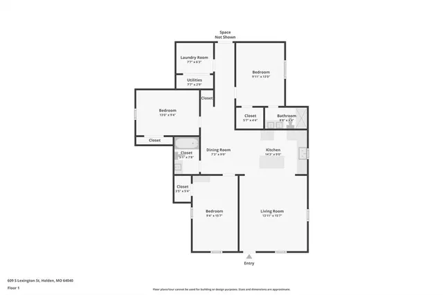 $238,500 | 609 South Lexington Street, Holden, MO 64040