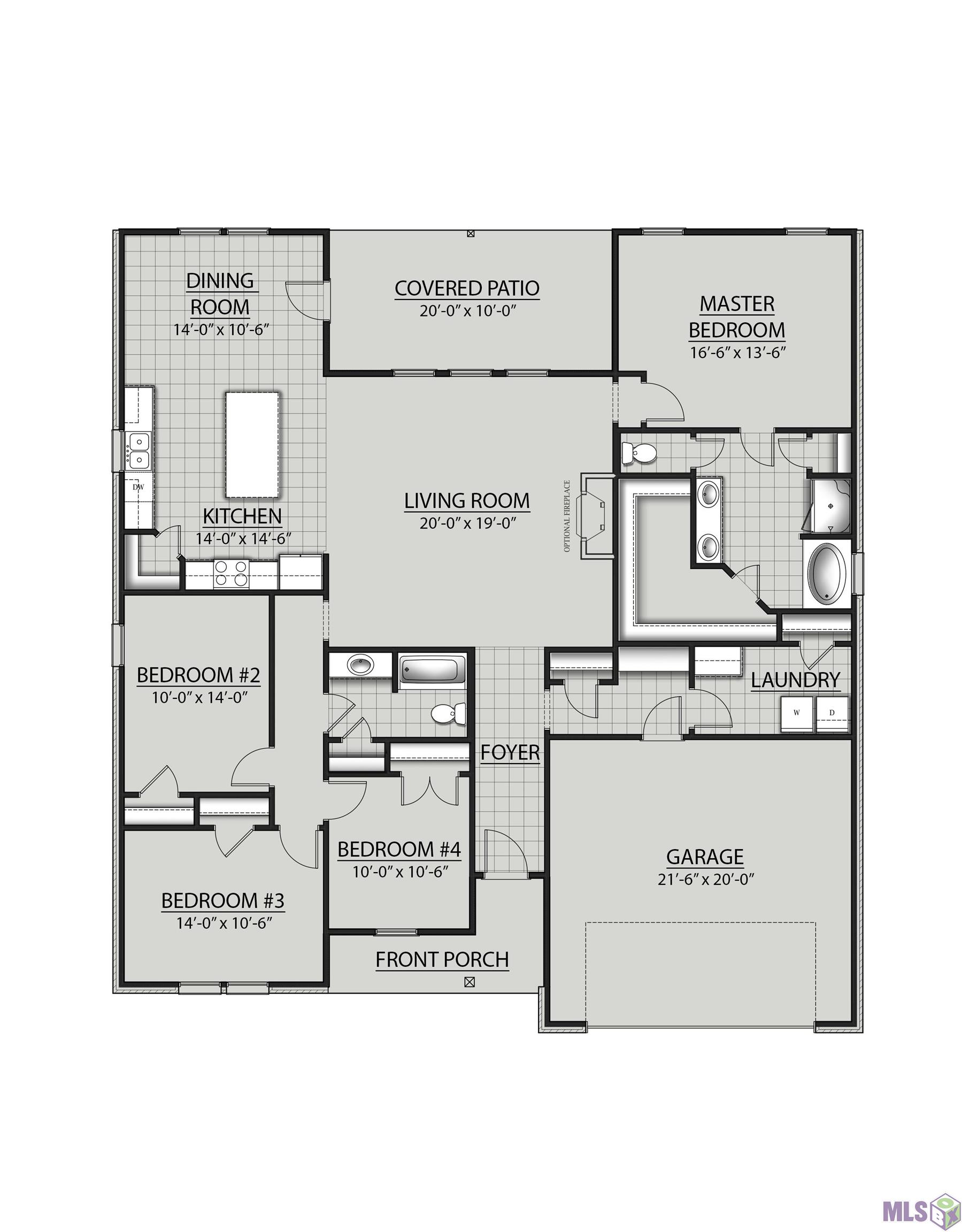 44295 Huntley Road Hammond, LA 70403 - Photo 4 of 4 Floor Plan