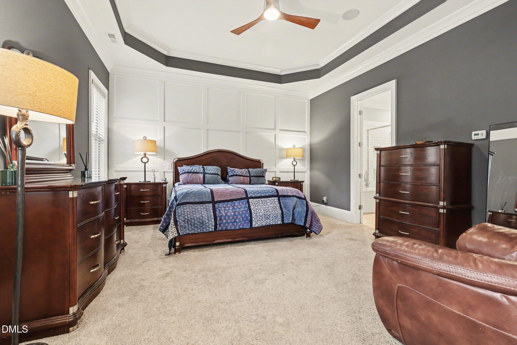 7433 Sextons Creek Drive Raleigh, NC 27614 - Photo 9 of 20 a bedroom with a bed dresser and a window