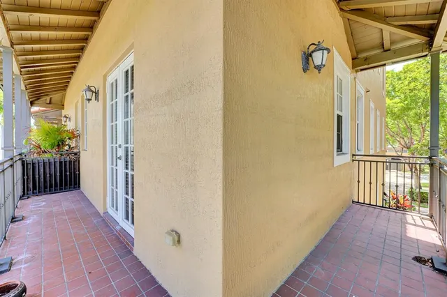 a view of a house with wooden floor