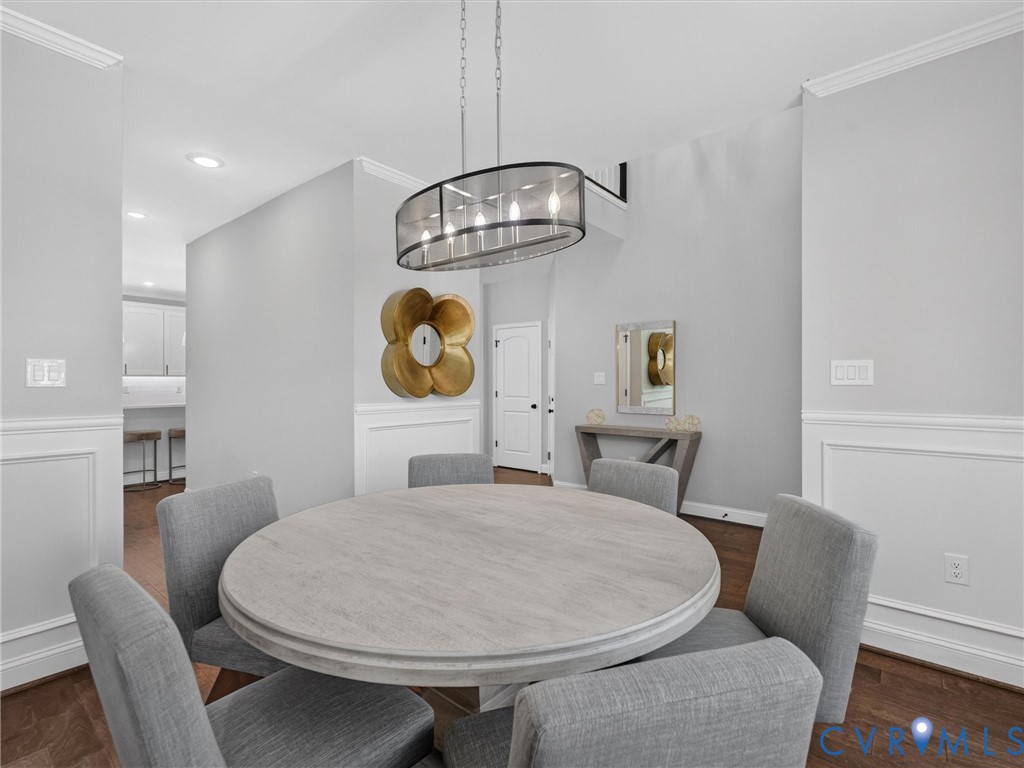 9011 Midway Road Henrico, VA 23229 - Photo 10 of 65 Hardwood flooring throughout featuring white wains