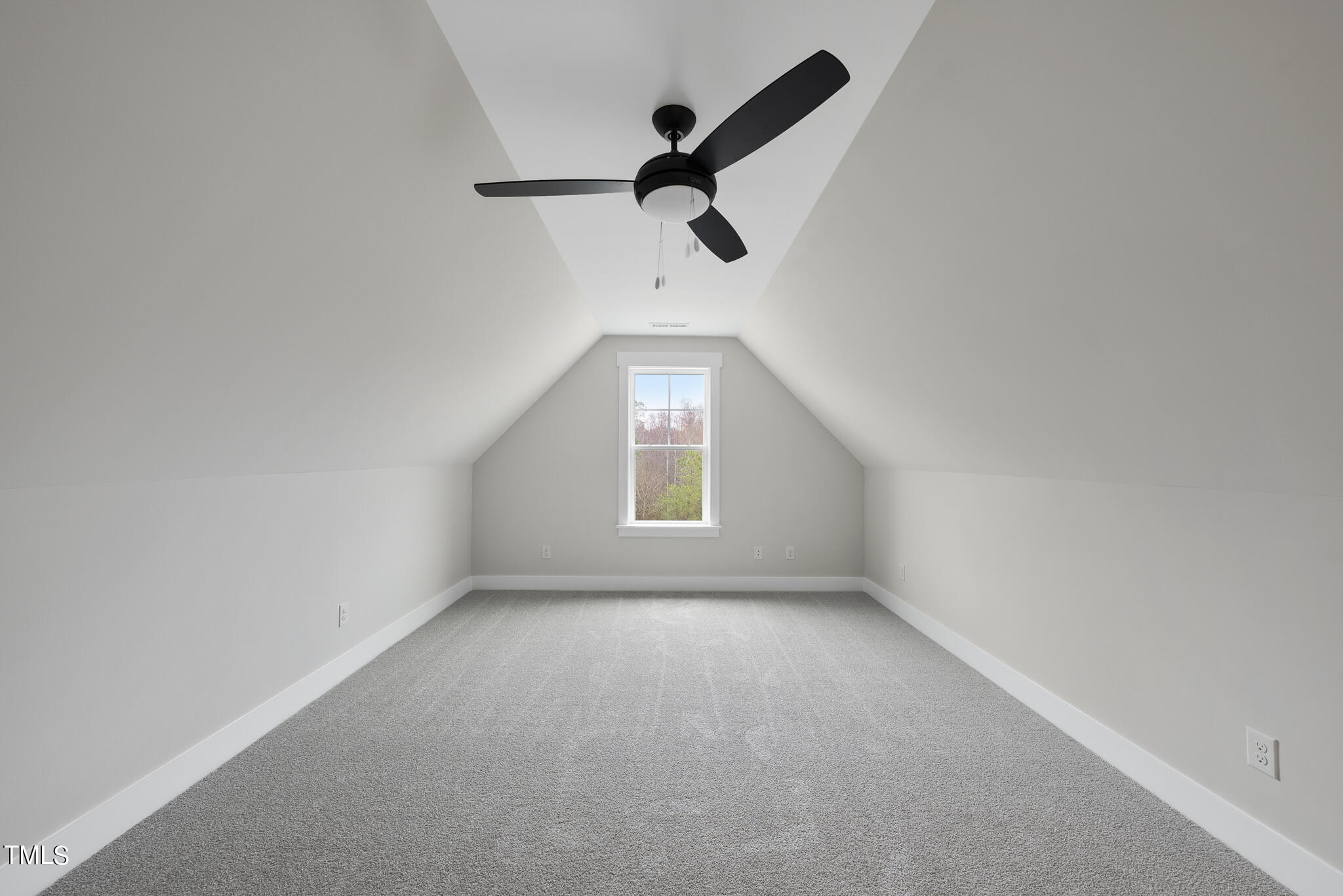 100 Pilot Ridge Road Zebulon, NC 27597 - Photo 24 of 29 an empty room with windows and ceiling fan