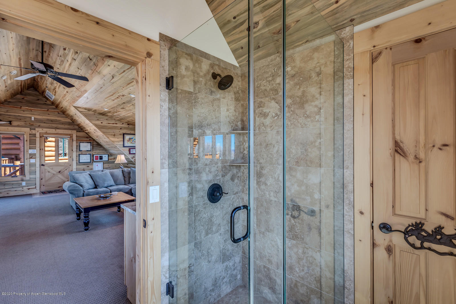 1121 Spring Park Road Carbondale, CO 81623 - Photo 20 of 41 a bathroom with a shower and a tub