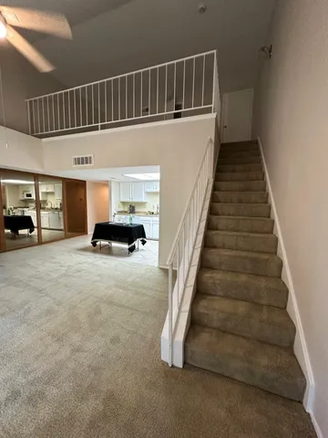 a view of livingroom with furniture