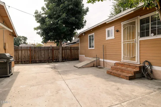 a view of a wrought iron fences