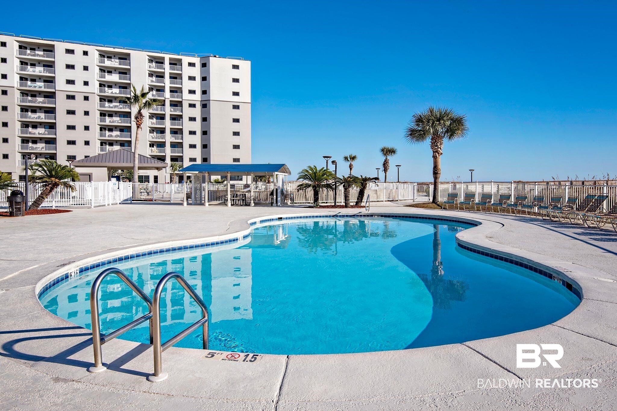 497 Plantation Road, Unit 1156 Gulf Shores, AL 36542 - Photo 23 of 28 View of pool with a gazebo and a patio area