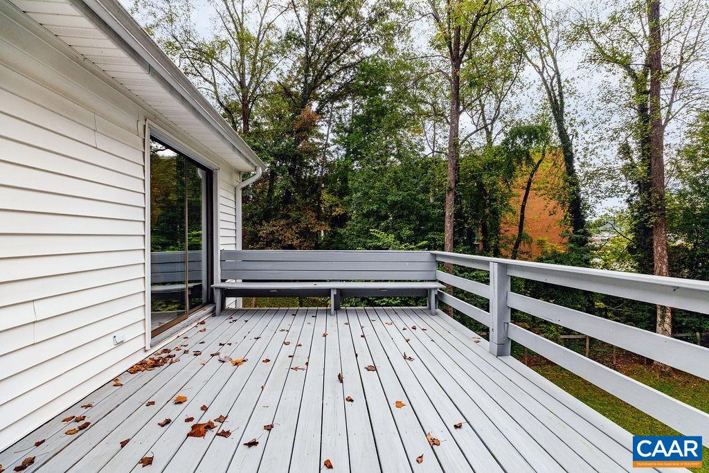 1905 Swanson Drive Charlottesville, VA 22901 - Photo 13 of 37 a view of backyard with deck and wooden floor