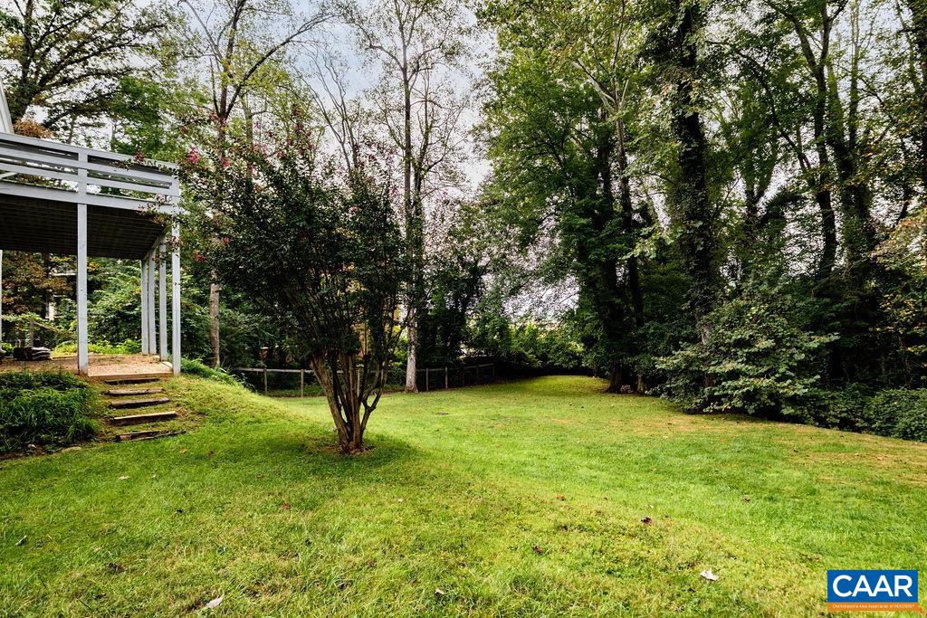 1905 Swanson Drive Charlottesville, VA 22901 - Photo 10 of 37 a view of a backyard with large trees
