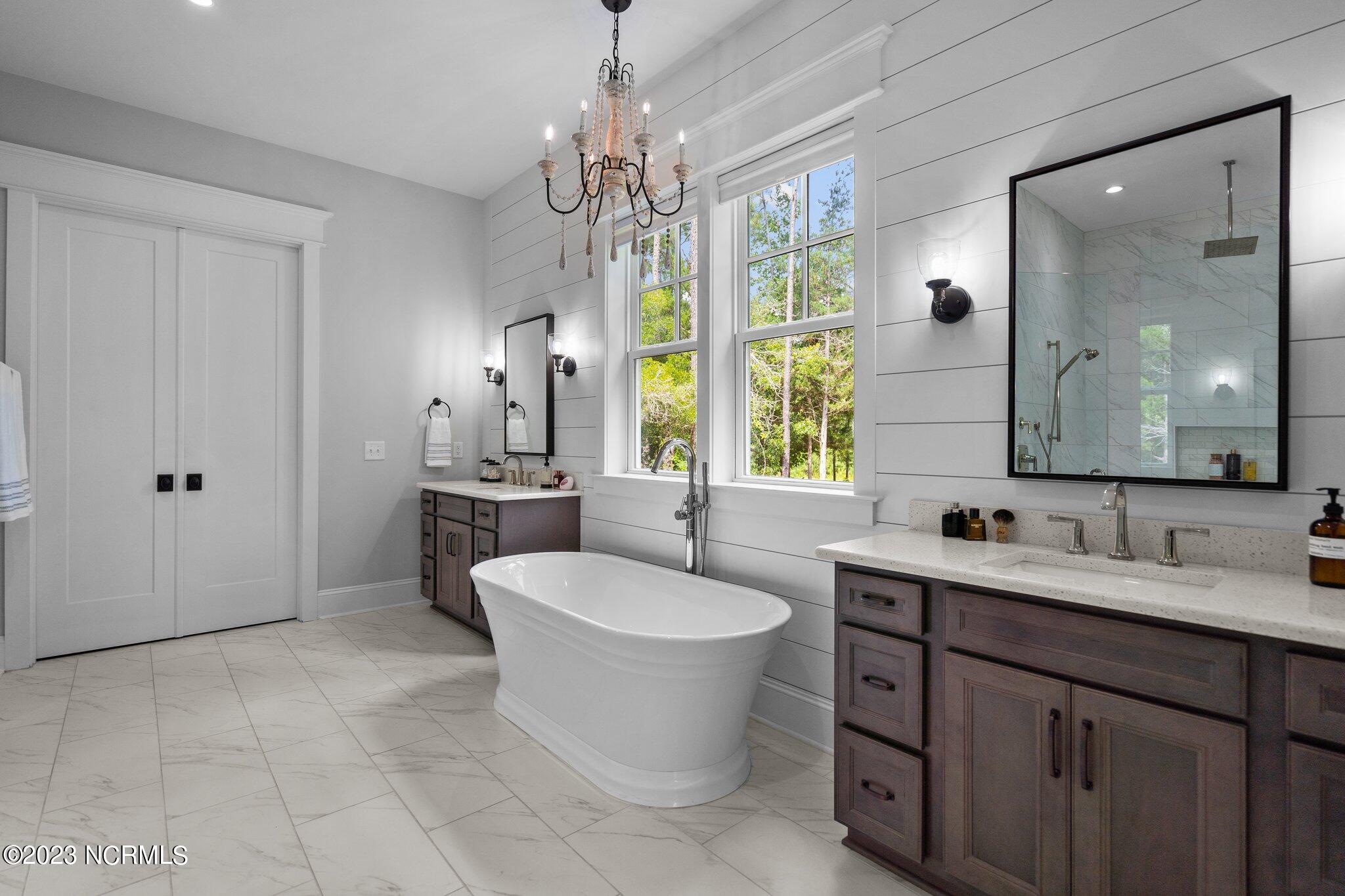 448 Whitebridge Road Hampstead, NC 28443 - Photo 23 of 139 Free-Standing Soaking Tub, Quartz Counters