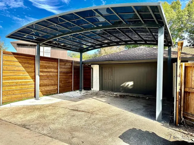 a view of a large door