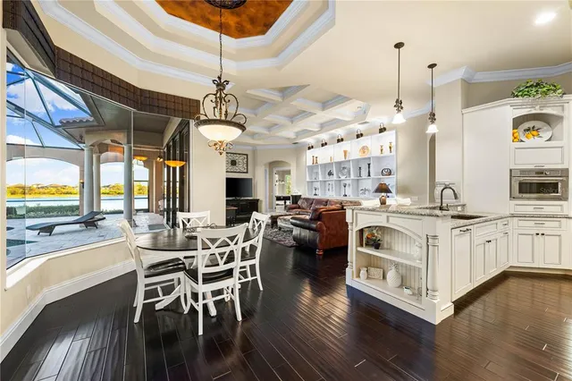 a room with furniture and wooden floor