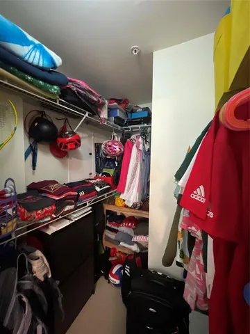 a room with storage and utility