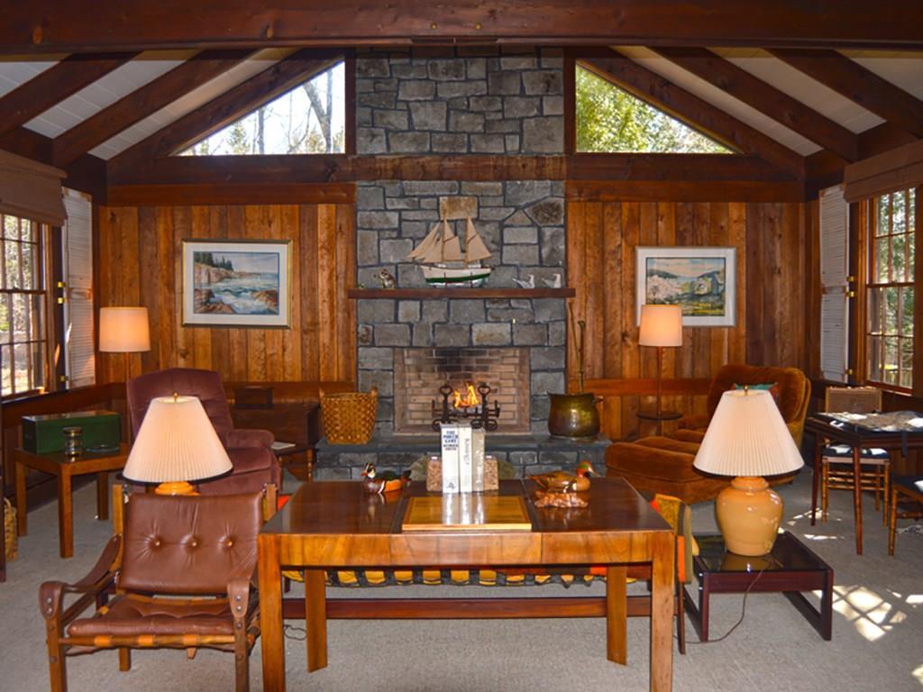 46 South Shore Road Northeast Harbor, ME 04662 - Photo 13 of 32 The private office with sitting area...