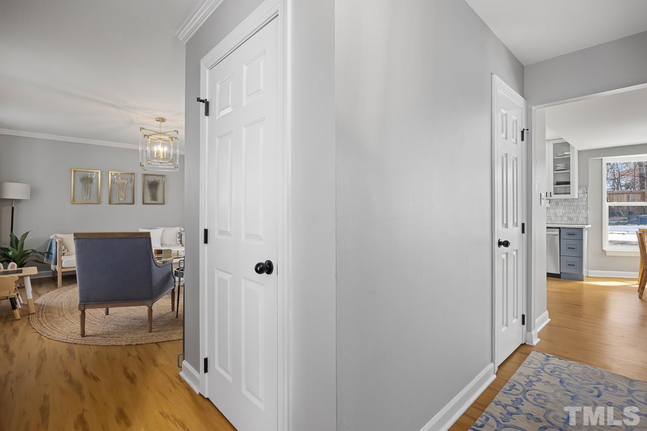 4308 Hickory Ridge Drive Raleigh, NC 27609 - Photo 3 of 46 a view of a livingroom with furniture and wooden floor