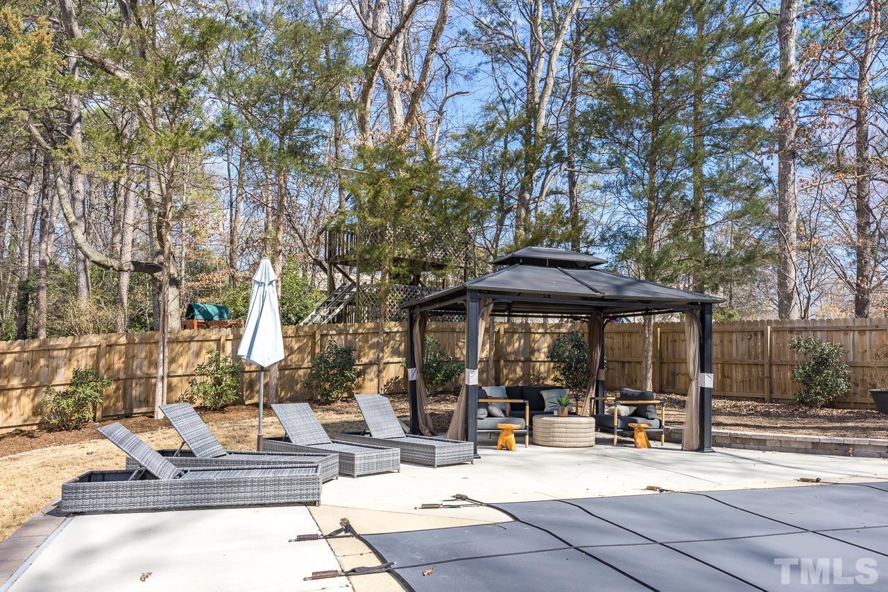 4308 Hickory Ridge Drive Raleigh, NC 27609 - Photo 36 of 46 a view of outdoor space yard and porch