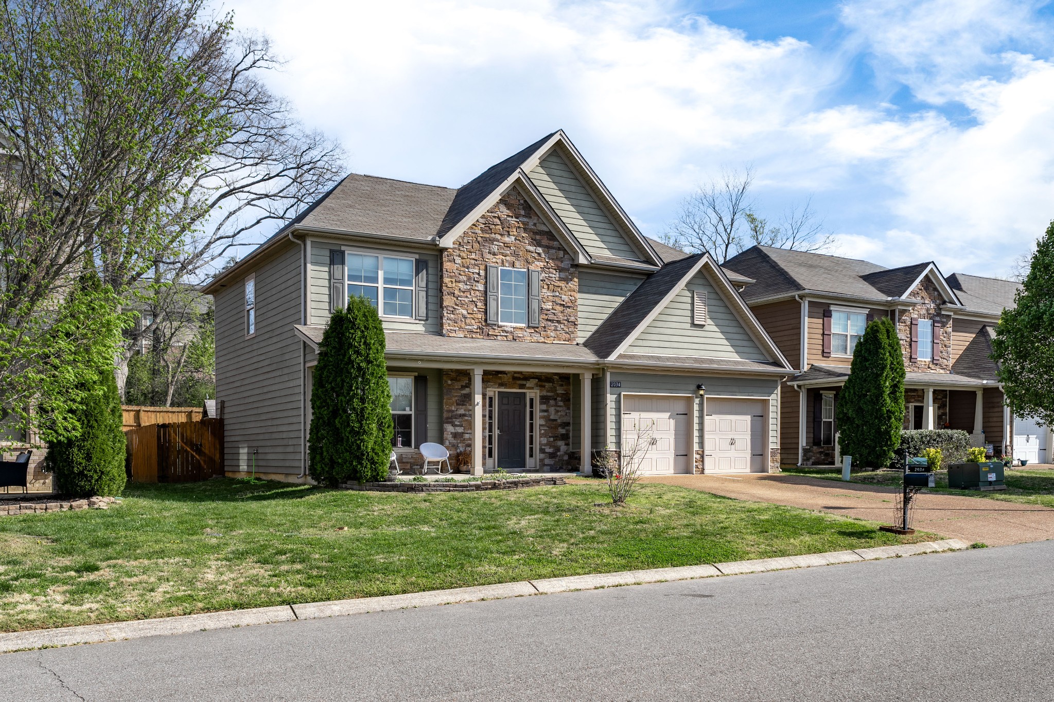 2034 Austin Drive Spring Hill, TN 37174 - Photo 2 of 41 front view of a house with a yard