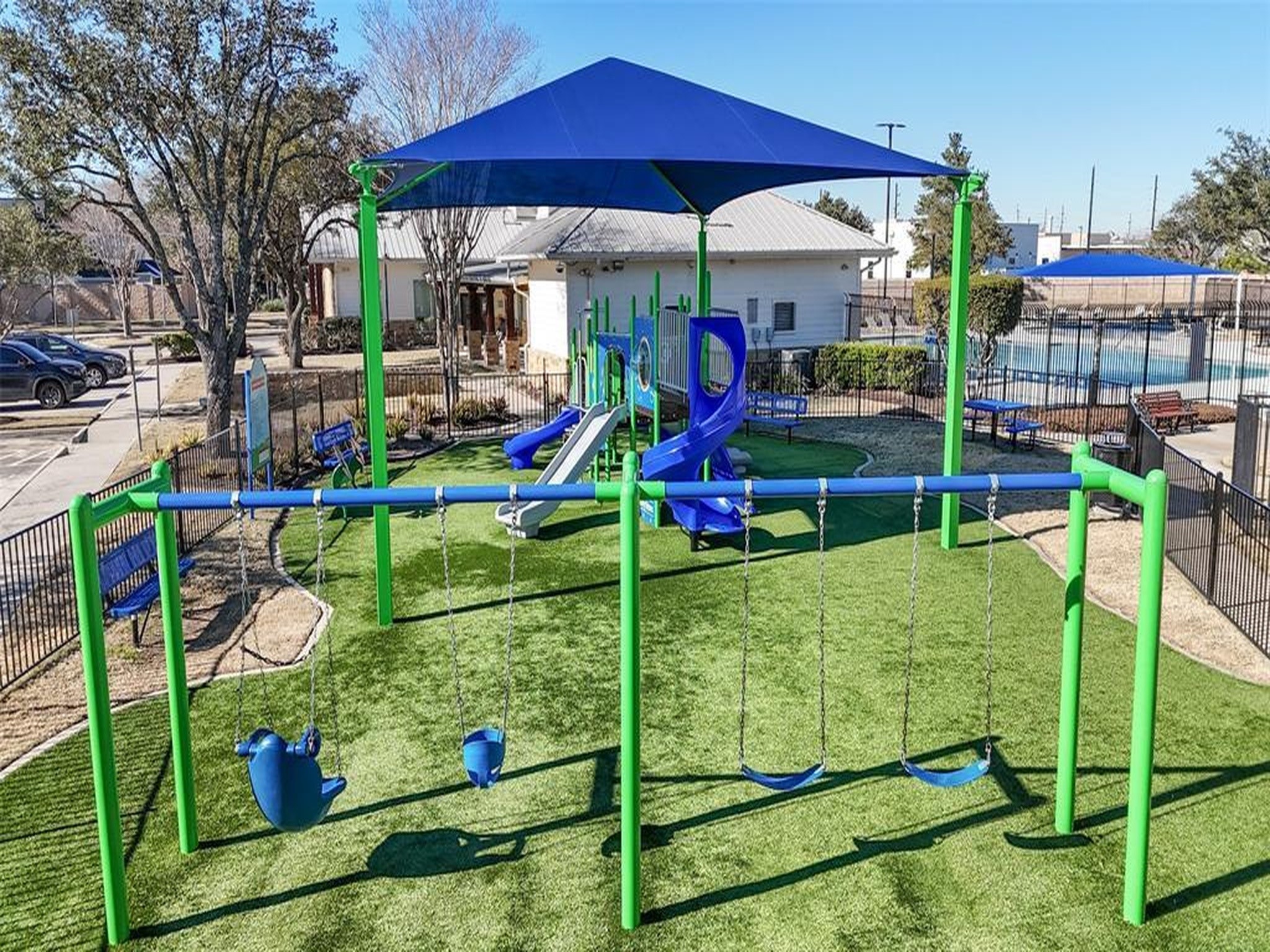 3219 Legends Mist Drive Spring, TX 77386 - Photo 37 of 37 Community playground with shaded seating areas.