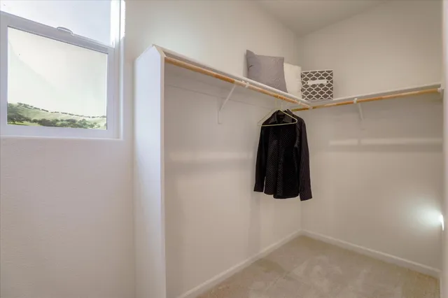 a view of a walk in closet