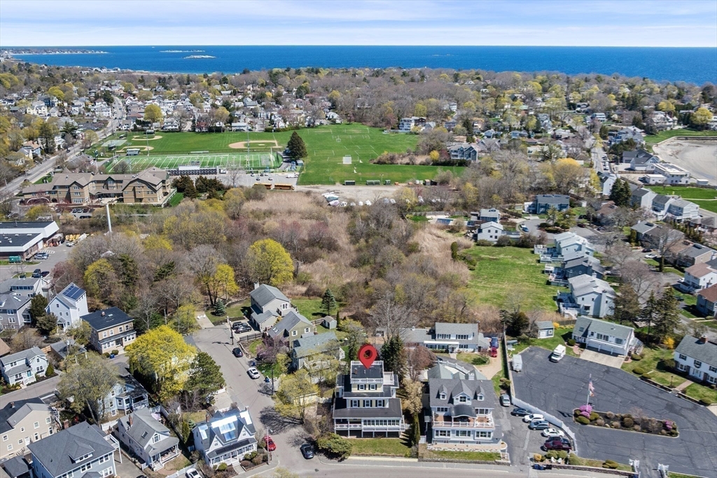 90 Puritan Road Swampscott, MA 01907 - Photo 40 of 42 an aerial view of a city with lots of residential buildings