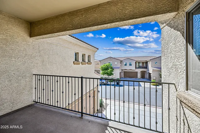 a view of a balcony