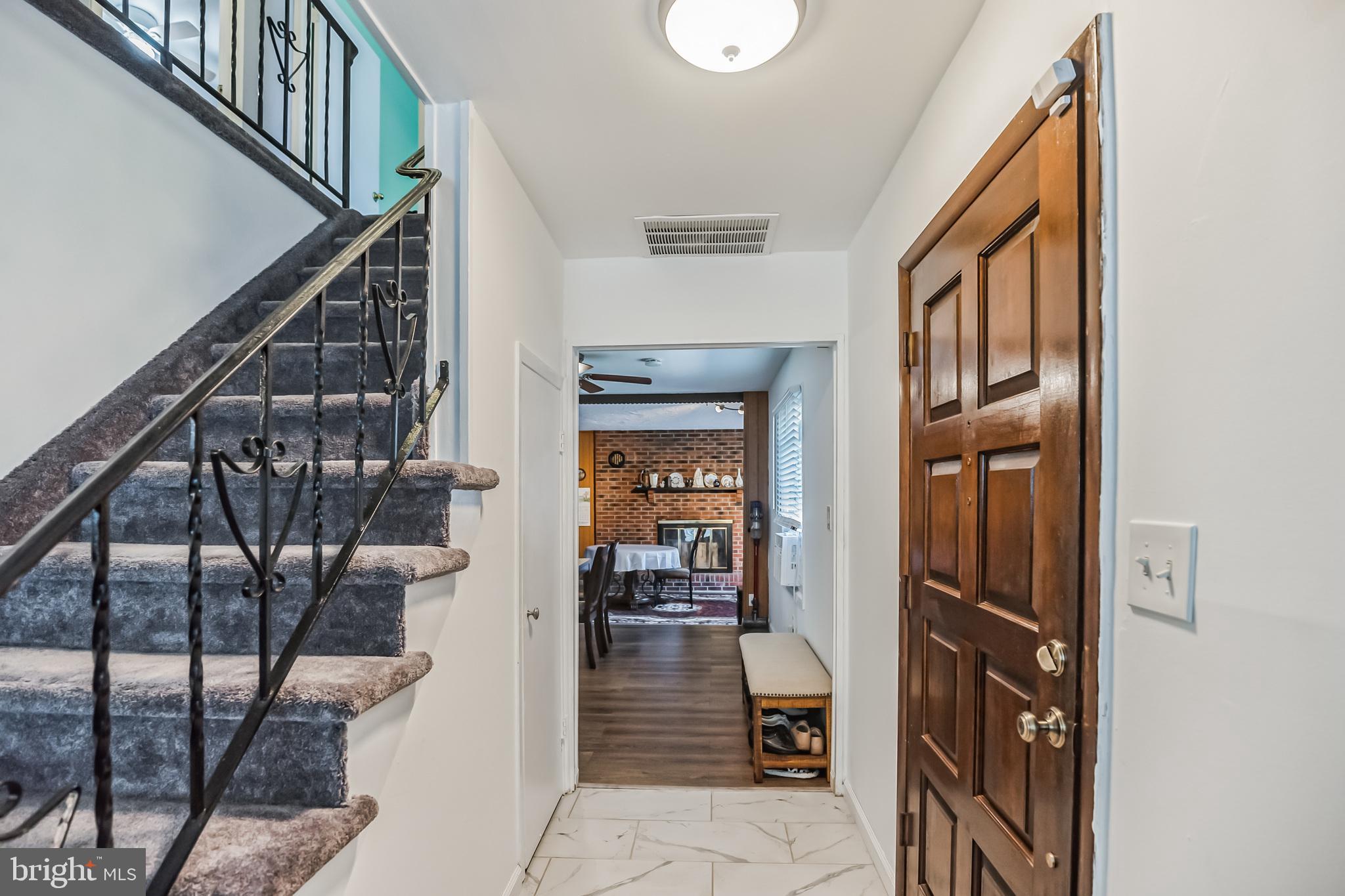 40 Maplewick Lane Willingboro, NJ 08046 - Photo 5 of 33 Foyer with Stairway to Second Floor