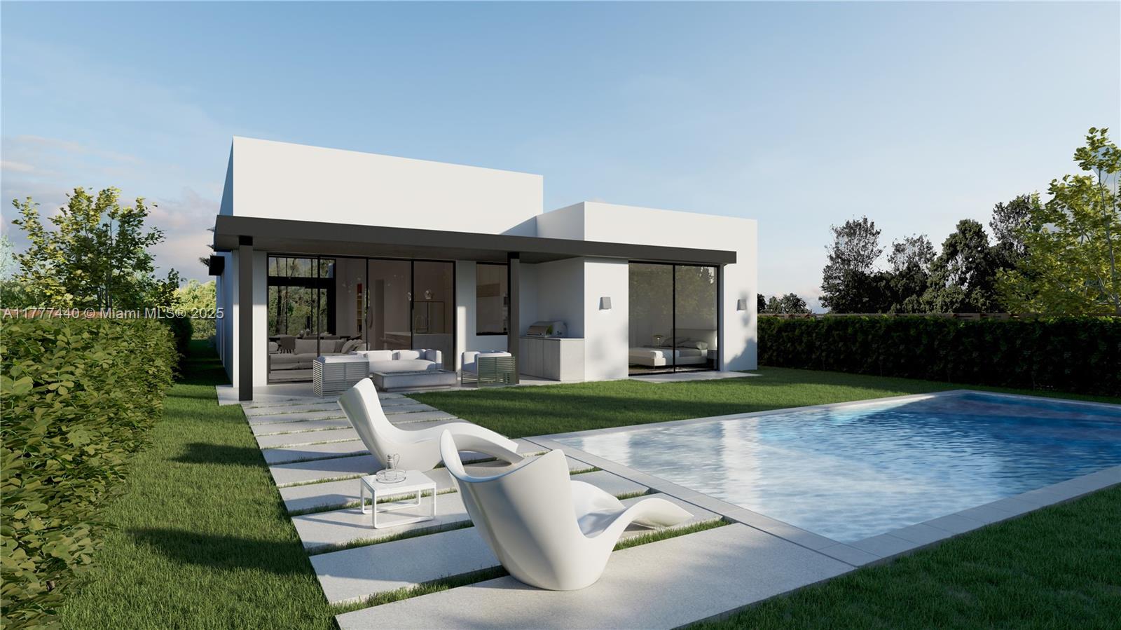 412 Northwest 47th Street Miami, FL 33127 - Photo 52 of 62 a view of a house with backyard sitting area and garden