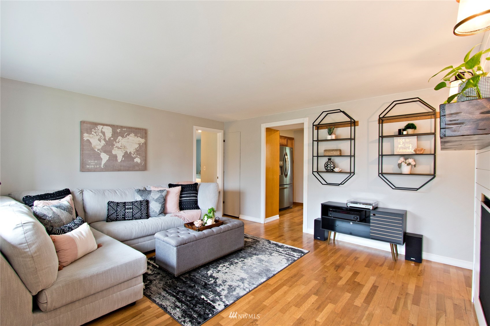 4215 Southeast 3rd Street Renton, WA 98059 - Photo 4 of 30 a living room with furniture and a wooden floor