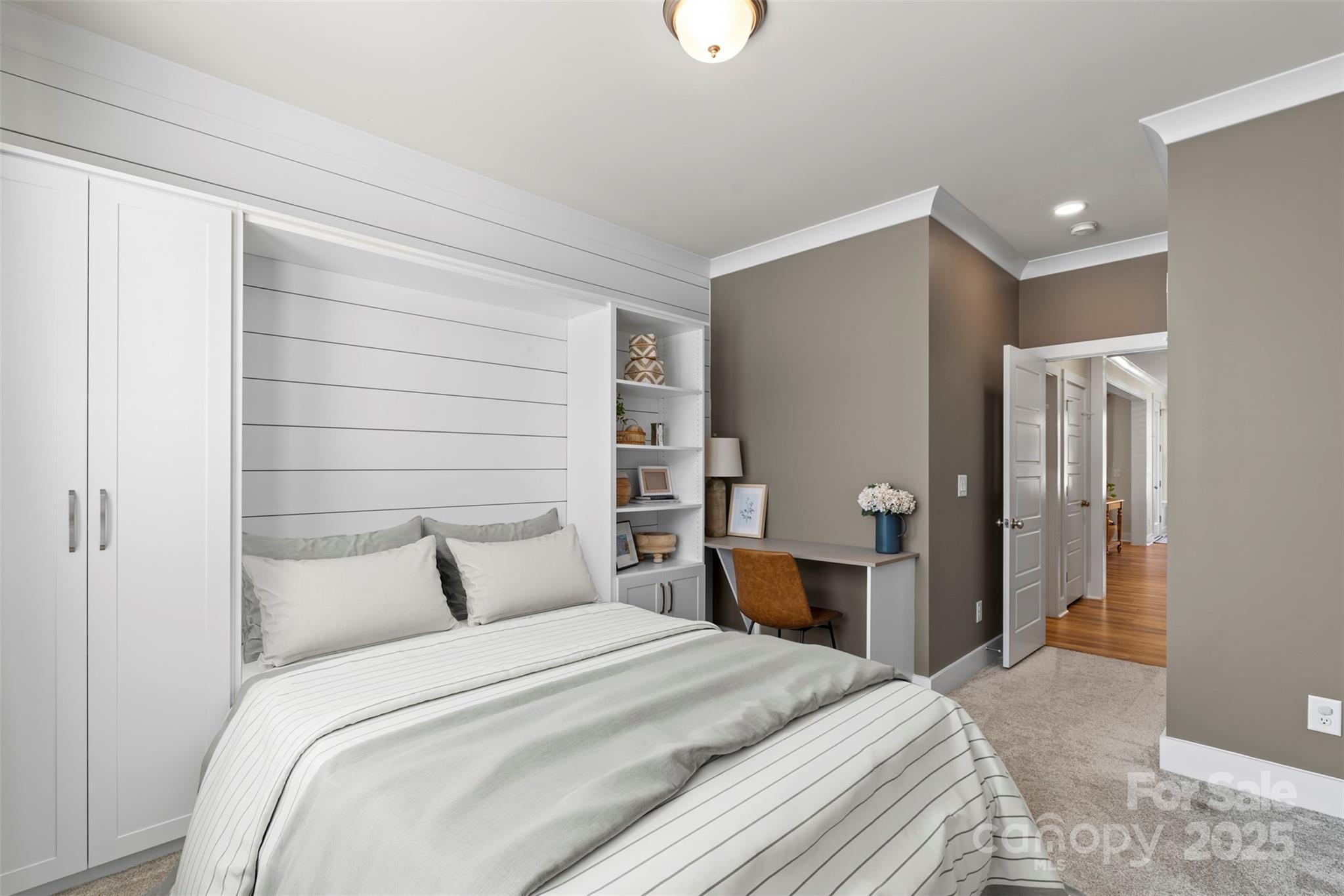 532 Rock Skip Way Fort Mill, SC 29708 - Photo 26 of 48 a bedroom with a bed and a cabinets