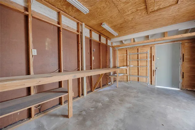 a view of balcony with furniture