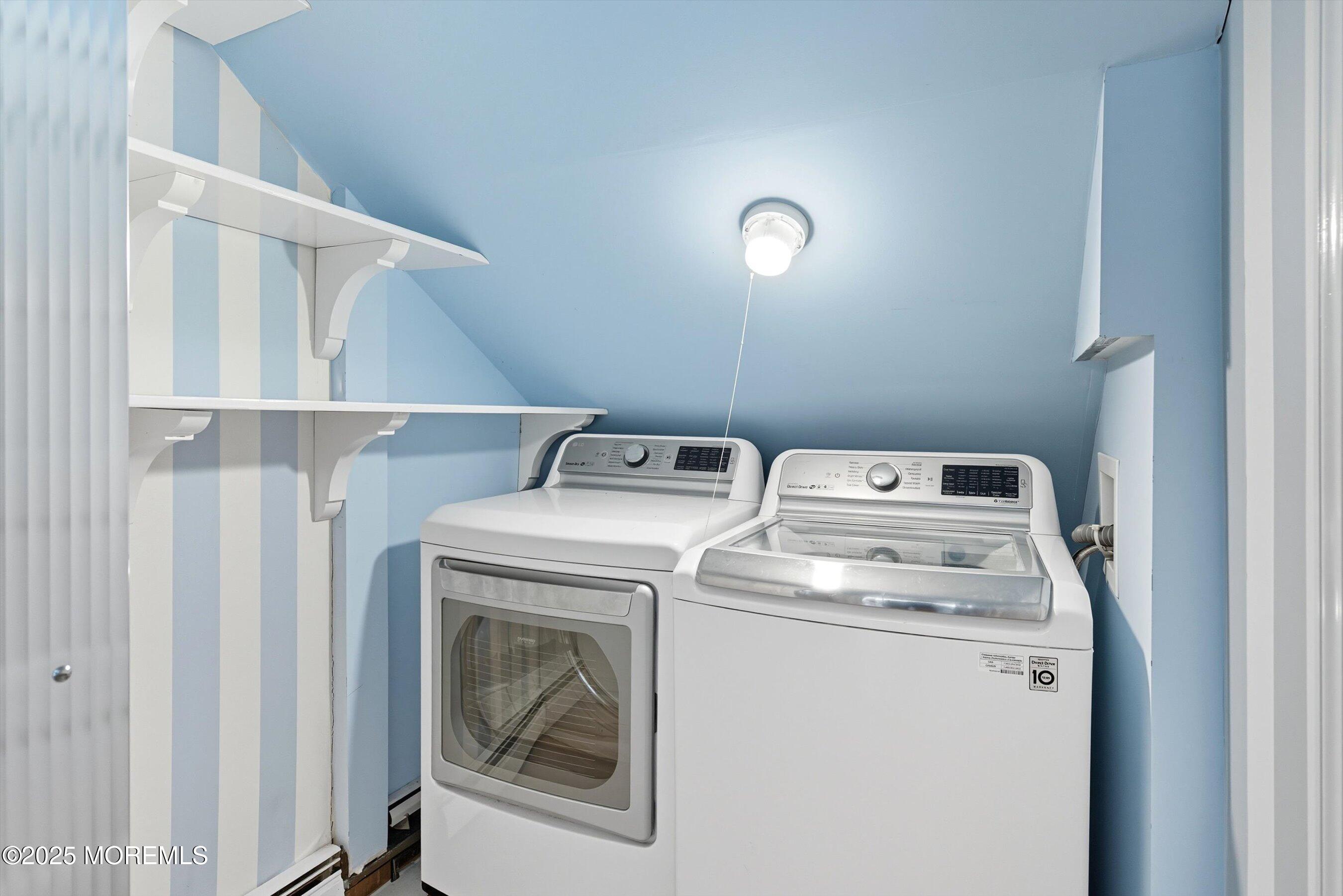 425 Washington Avenue Avon-by-the-Sea, NJ 07717 - Photo 29 of 41 a utility room with dryer and washer