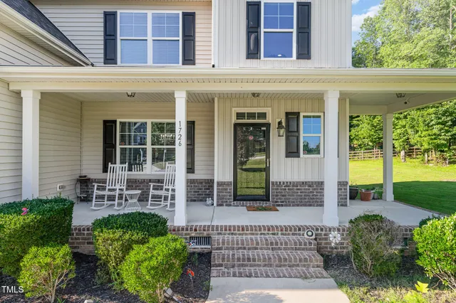 front view of a brick building
