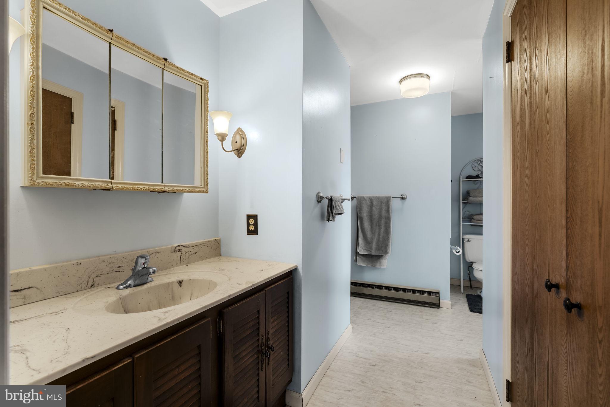 2 Arlin Circle Lititz, PA 17543 - Photo 22 of 50 a bathroom with a sink and mirror