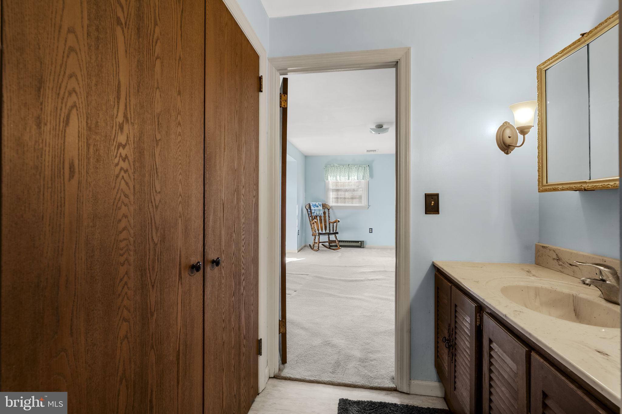 2 Arlin Circle Lititz, PA 17543 - Photo 25 of 50 a bathroom with a sink and a mirror