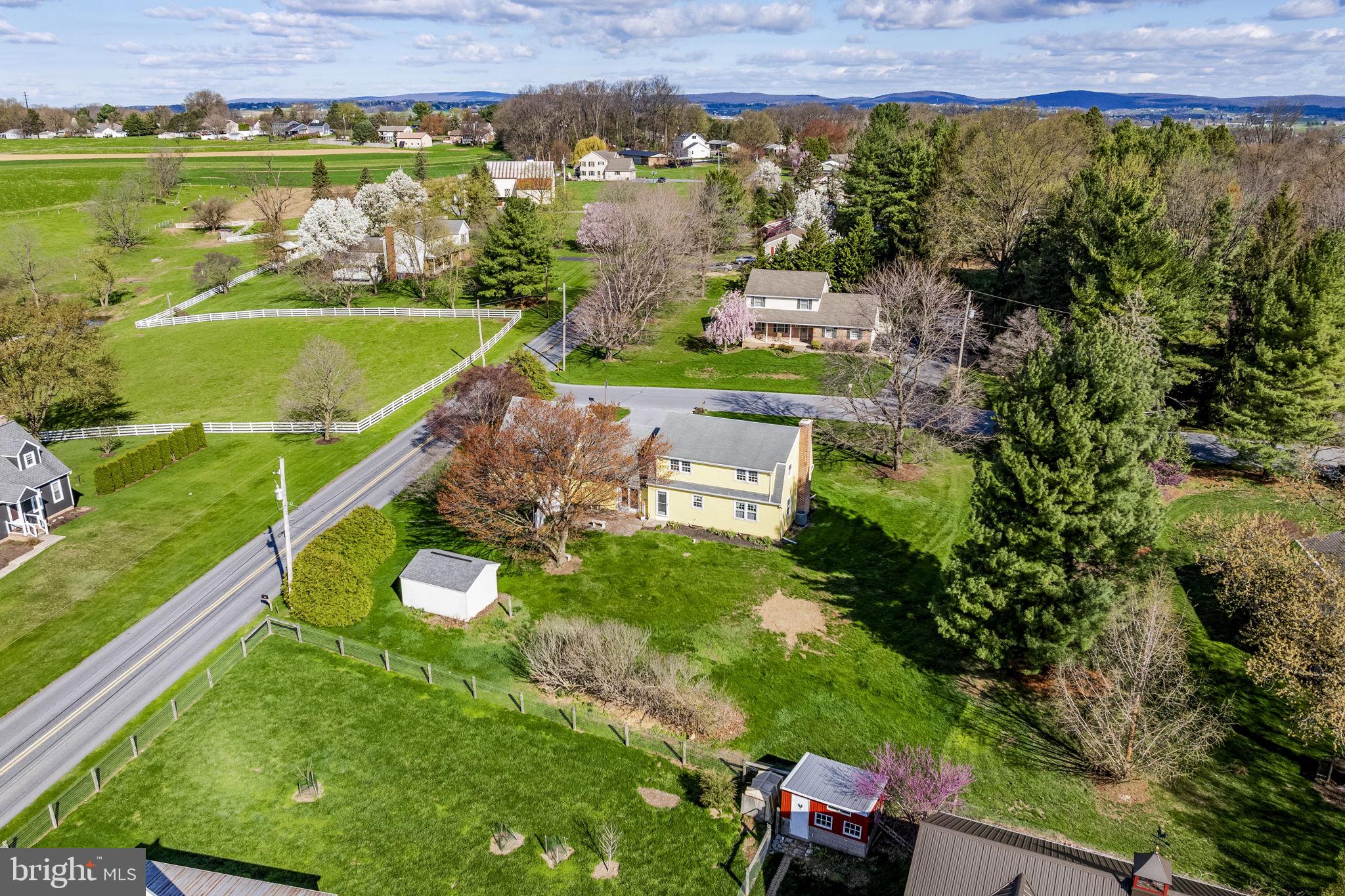 2 Arlin Circle Lititz, PA 17543 - Photo 35 of 50 an aerial view of residential houses with outdoor space and swimming pool