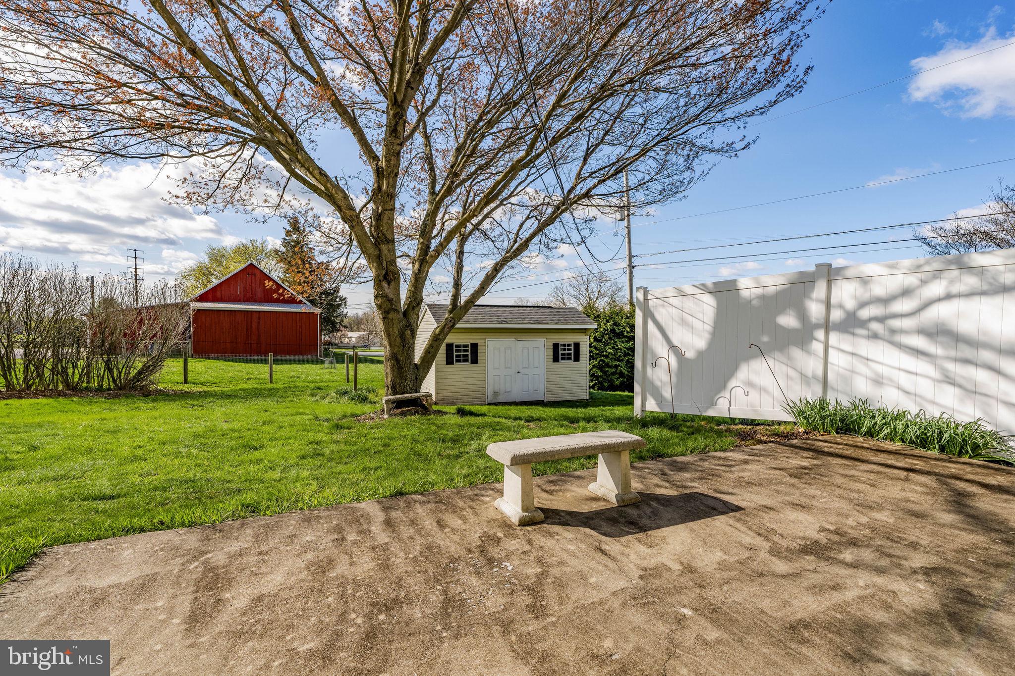 2 Arlin Circle Lititz, PA 17543 - Photo 43 of 50 a white bench sitting in front of a house