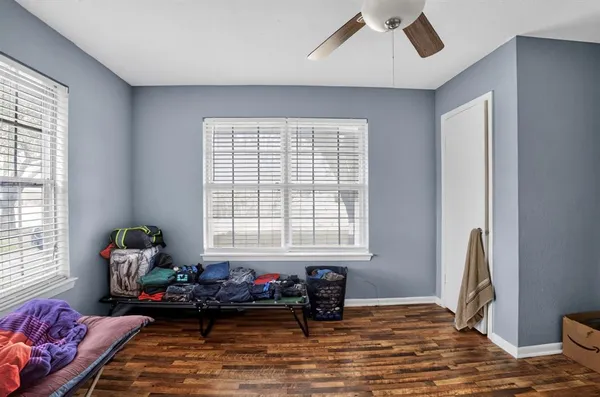 a living room with furniture and window
