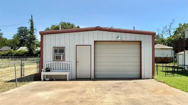 a view of a house with a outdoor space