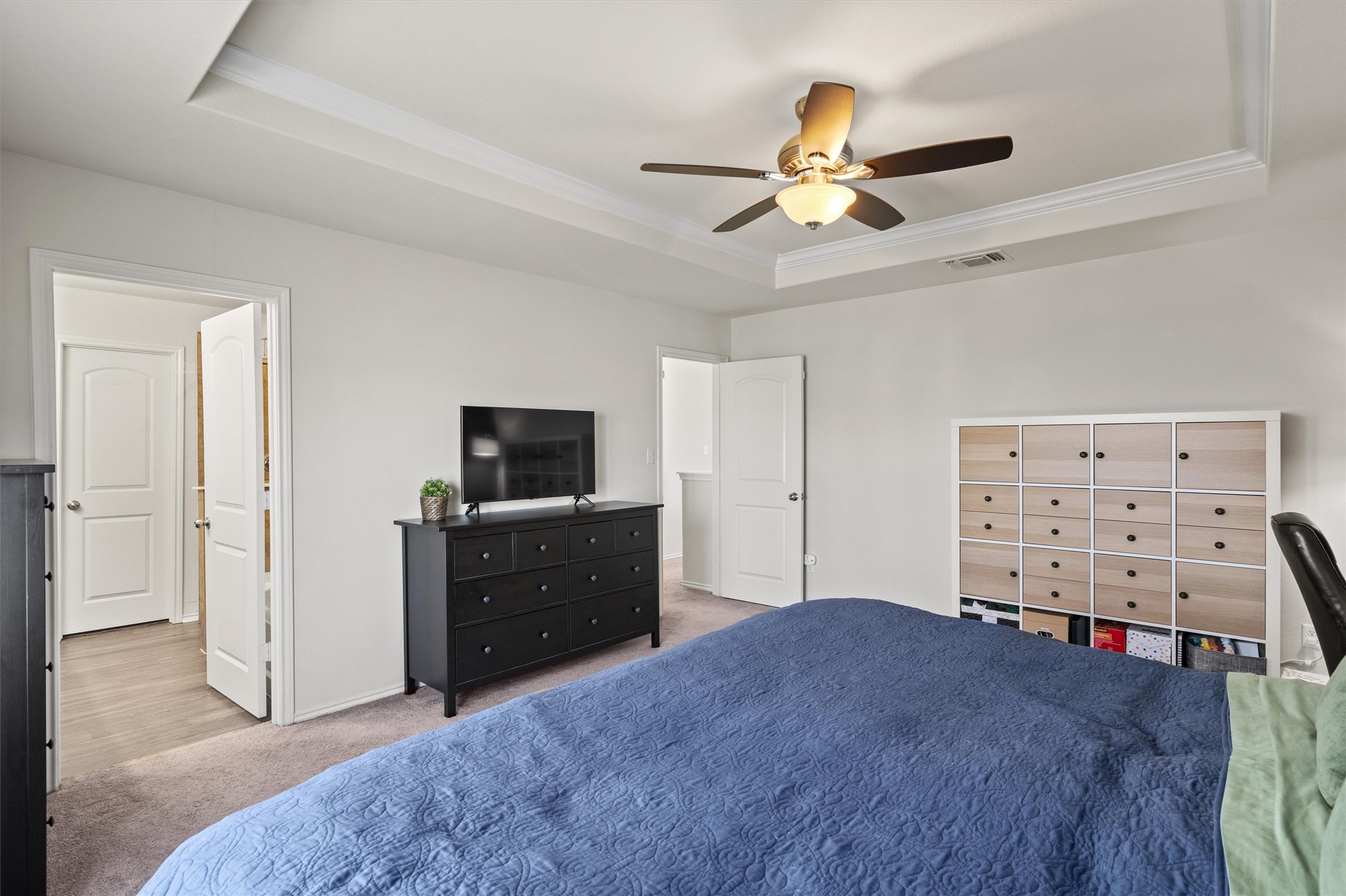 11816 Jackson Fls Way Manor, TX 78653 - Photo 24 of 40 a bedroom with a bed and furniture