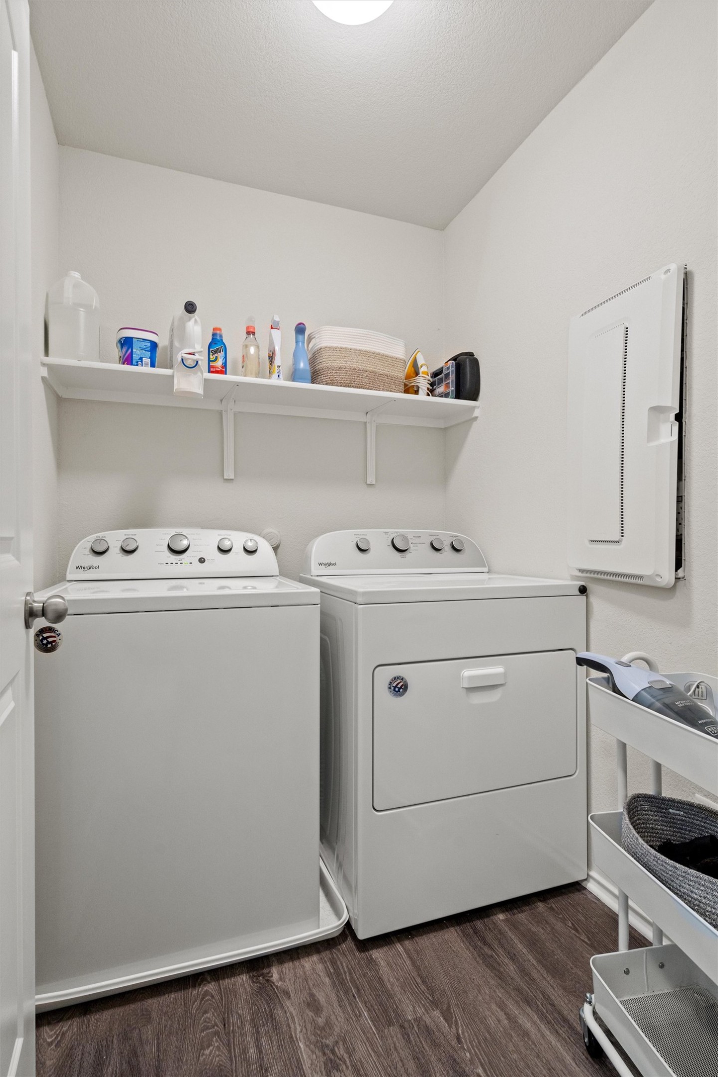 11816 Jackson Fls Way Manor, TX 78653 - Photo 33 of 40 a utility room with washer and dryer