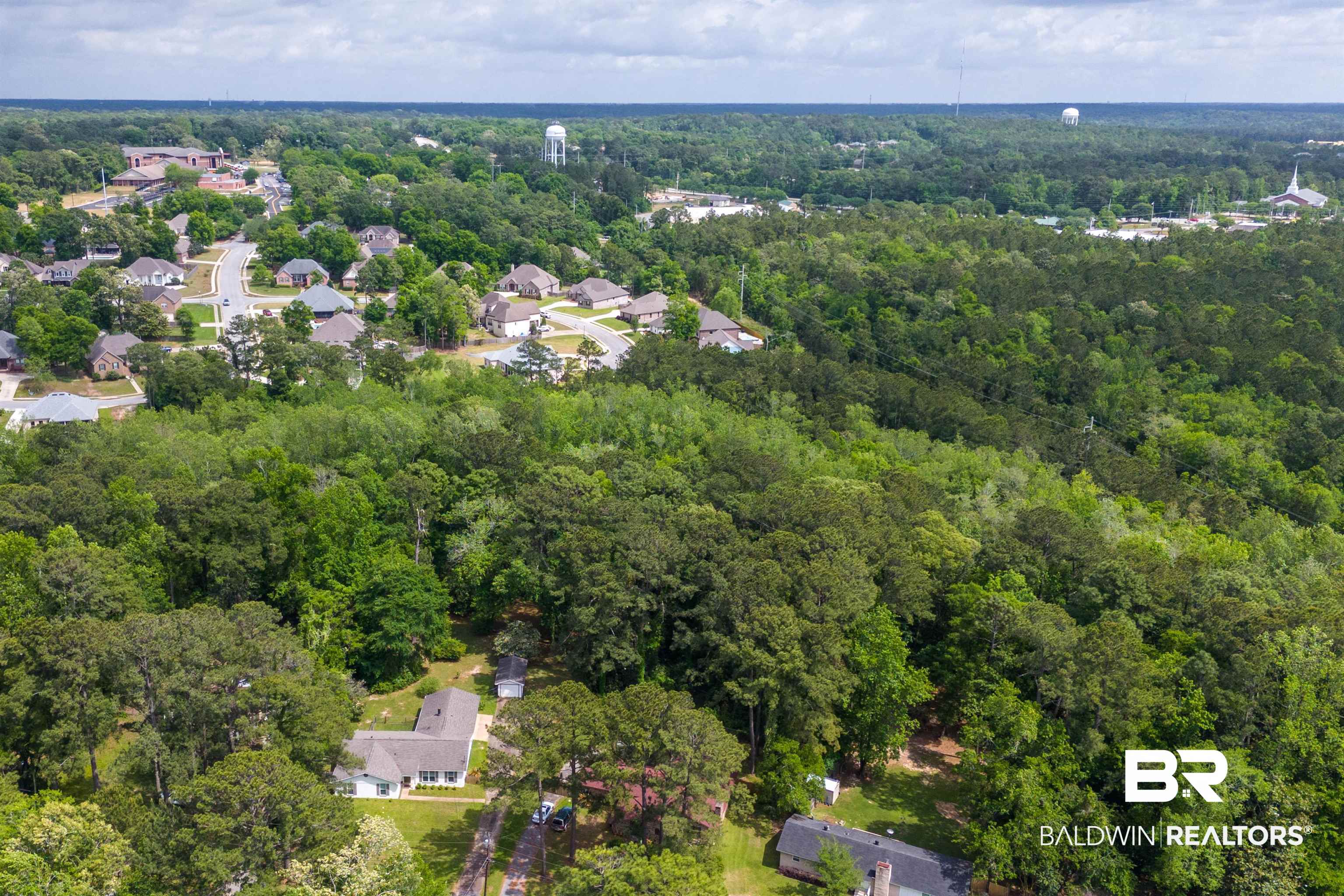 28 Caisson Trace Spanish Fort, AL 36527 - Photo 49 of 51 Aerial view with a view of trees